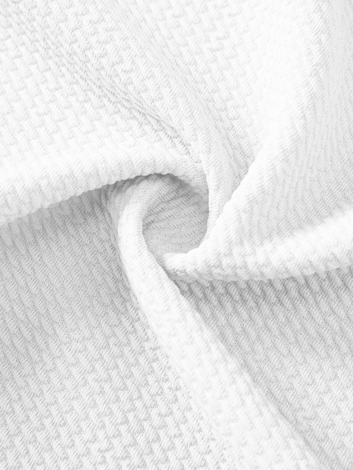 Muscle Fit Textured Button Up Shirt