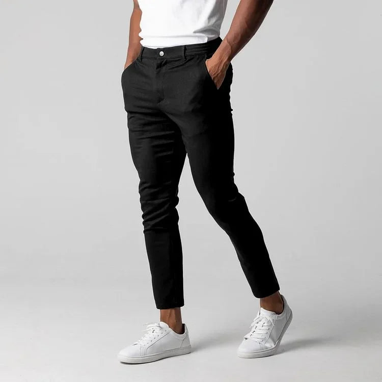 DEBARLAX  |Pantalon Premium Slim à effet allongé (livraison gratuite)