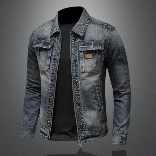 DEBARLAX  || Veste en jean pour hommes Pyery
