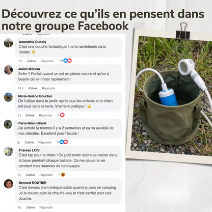 Pompe à Eau Portable : Kit avec Tuyau & Embouts