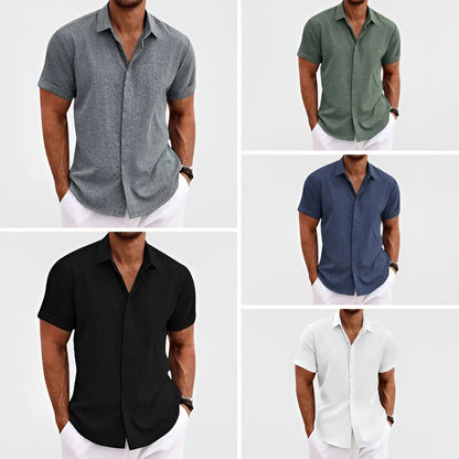 DEBARLAX  |Antony Linen Shirt  (Achetez-en 1, obtenez-en 2)