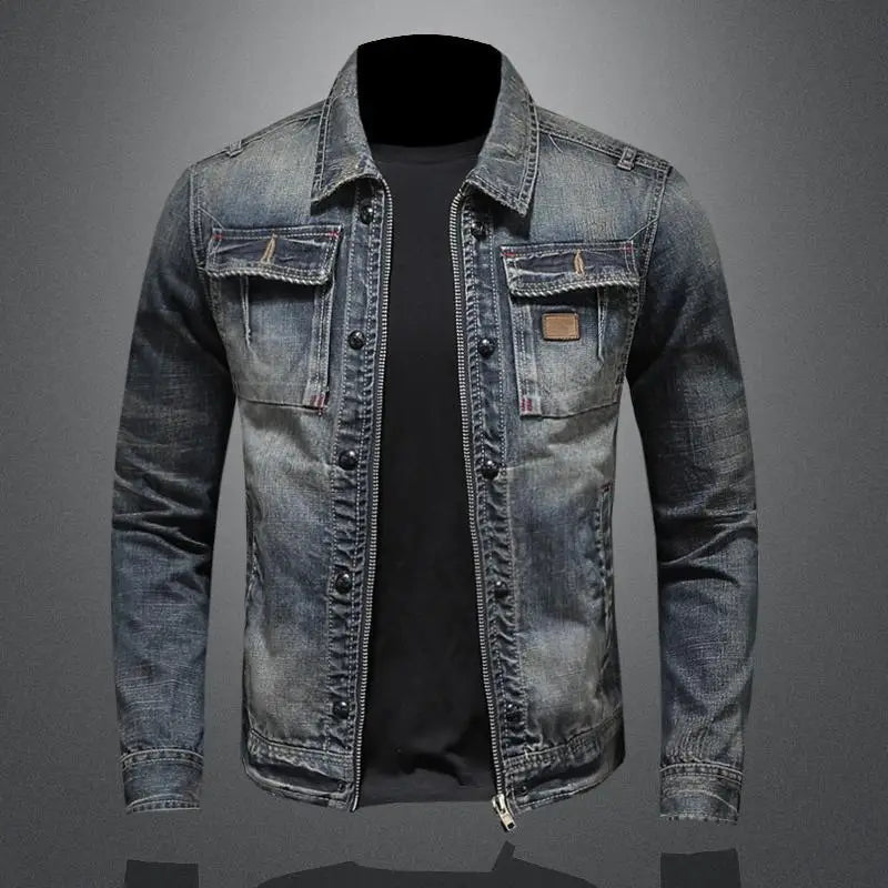 DEBARLAX  || Veste en jean pour hommes Pyery