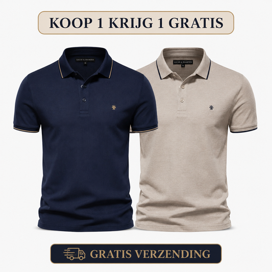 DEBARLAX  |Polo de luxe pour hommes  Koop er 1, krijg er 2 gratis