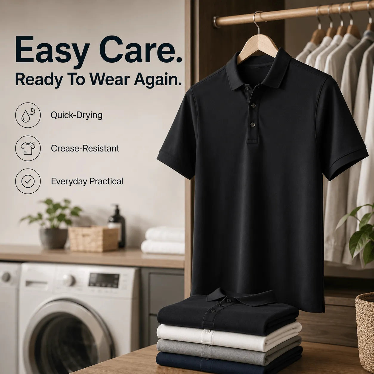 Arzadea Men’s Summer Polo — All-Day Style