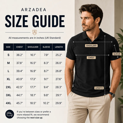 Arzadea Men’s Summer Polo — All-Day Style