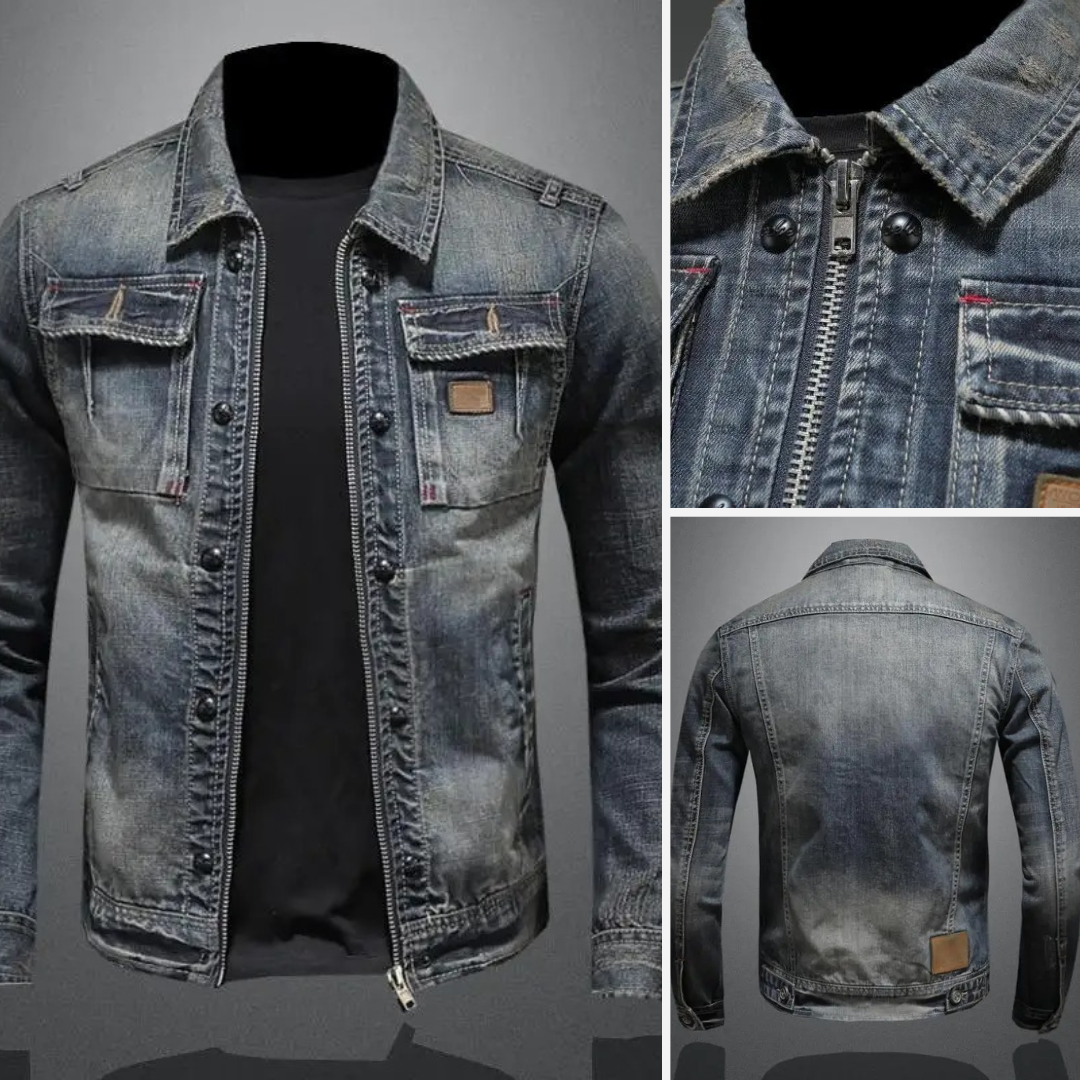 DEBARLAX  || Veste en jean pour hommes Pyery