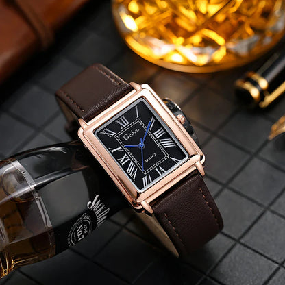 DEBARLAX | Nouvelle montre de luxe pour homme de forme rectangulaire
