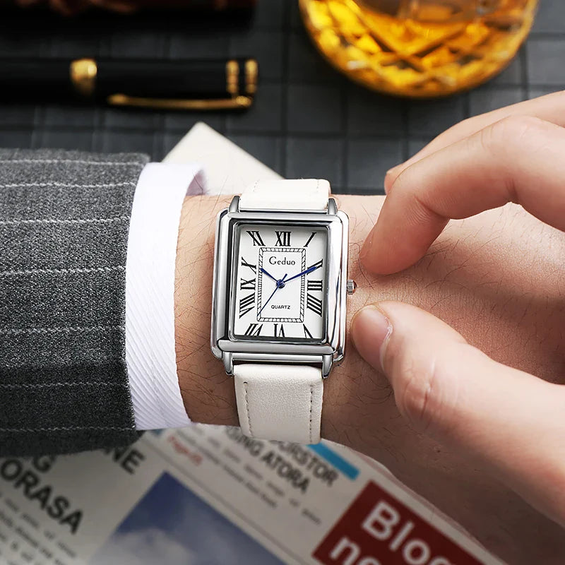 DEBARLAX | Nouvelle montre de luxe pour homme de forme rectangulaire