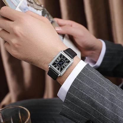 DEBARLAX | Nouvelle montre de luxe pour homme de forme rectangulaire