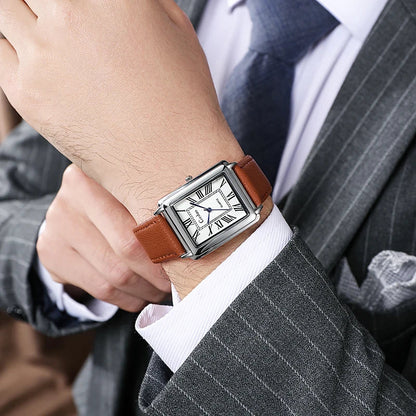 DEBARLAX | Nouvelle montre de luxe pour homme de forme rectangulaire