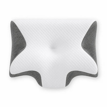 ConfortoVita Travesseiro Ortopédico Cervical Ergonômico Memory Foam 63x37x13cm