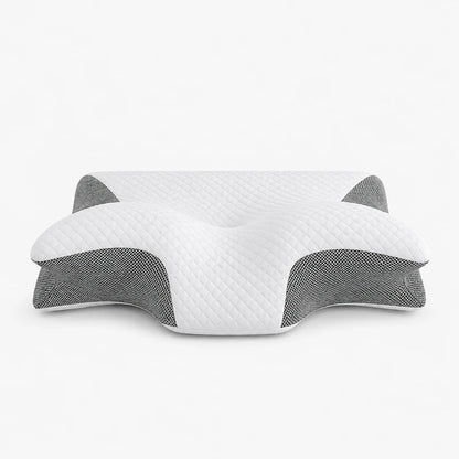 ConfortoVita Travesseiro Ortopédico Cervical Ergonômico Memory Foam 63x37x13cm