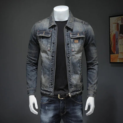 DEBARLAX  || Veste en jean pour hommes Pyery