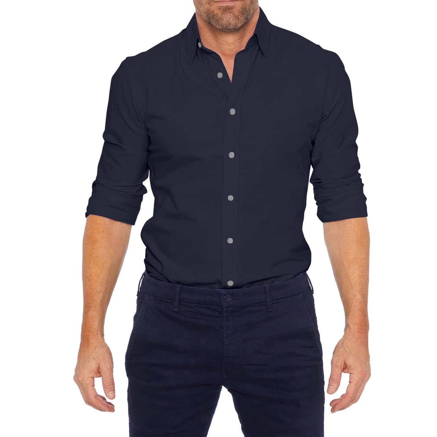 DEBARLAX  | Chemise Slim avec fermeture à glissière spéciale
