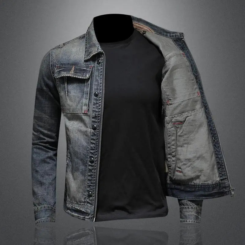 DEBARLAX  || Veste en jean pour hommes Pyery