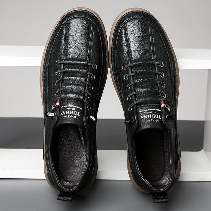 DEBARLAX  | Baskets Décontractées en Cuir Véritable Vinny