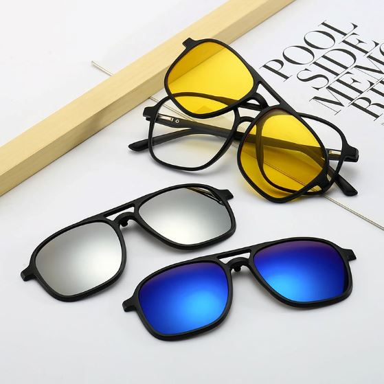 DEBARLAX | Lunettes 6 en 1 modernes et décontractées