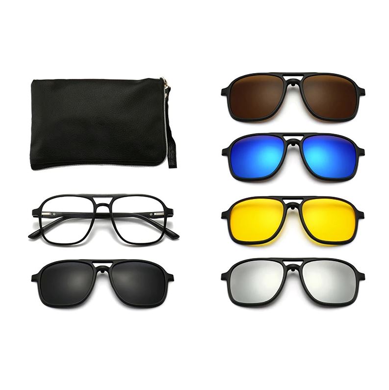 DEBARLAX | Lunettes 6 en 1 modernes et décontractées